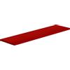 MODULARREDO | SMART Mensola da Muro, Scaffale Legno, Mensola da Parete, 76x20x1.8 cm, Kit Tasselli Incluso, Rosso - Made in Italy