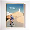 LVTFCO Mont Ventoux Ciclismo Poster E Stampe Vintage Wall Art Bici Sport Tela Dipinto Illustrazione Immagini Modern Home Decor 40x60cmx1 Senza Cornice