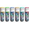 I COUNT CALCOLATRICI Stelle filanti Spray, Confezione da 6 bombolette, Colori Assortiti, per Carnevale, Eventi, Feste, Decorazioni