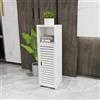 Drumm Mobile bagno, mobile WC bianco, 23 x 22 x 78 cm