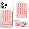 HOTUT Custodia per Telefono con Ventosa in Silicone, Ventosa Supporto Telefono, Autoadesivo, Porta Smartphone Antiscivolo Vivavoce per Selfie e Video, Compatibile con iPhone e Android
