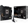 ASUS TUF GAMING B650M-PLUS WIFI Scheda Madre Gaming micro ATX, AM5, Ryzen 9000/8000/7000, AMD B650, DDR5, 3xPCI 4.0, WiFi 6 (802.11ax), 2.5Gb Lan, 2xM.2, 4xSATA 6GB/s, Aura Sync RGB, Nero