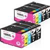 CLYWENSS Confezione da 10 cartucce PGI-1500XL compatibili con Canon 1500XL PGI-1500 XL Multipack per Maxify MB2750 MB2150 MB2755 MB2000 MB2050 MB2155 MB2300 (4 nero 2 ciano 2 magenta 2 giallo)