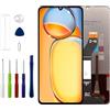 Duotipa [Nuovo] Display LCD Touch Screen Digitizer Assembly di ricambio per Xiaomi Redmi 13C/Poco C65 con strumenti di riparazione tecnica, colore nero