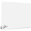 SIROOLAC 2.0 Tappetino Mouse Gioco Vetro, FPS, Base Silicone, Strato in vetro sottile da 1,6 mm, Esperienza Scatto Premium (bianco, 400mm*480mm)