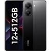 XIAOMI POCO X7 Pro - Smartphone de 12+512GB, Pantalla CrystalRes 1.5K 120Hz AMOLED, MediaTek Dimensity 8400-Ultra, Cámara de 50 MP, 90W HyperCharge, Cargador no Incluido, Negro (Versión ES)