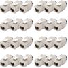 Digitus Modulo Keystone Cat-6A schermato - 24 pezzi - Jack RJ45-500 MHz 10GBase-T - AWG 26-22 - Progettabile - Con leva di bloccaggio - Montaggio senza attrezzi