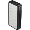 Opilroyn Pannello solare Power Bank - Ingresso: 5V/2A Uscita 1: 5V1A Uscita 2: 5V/2.1A 20000mAh Batteria Impermeabile con Luce a Led, Solar Power Bank Caricatore per Cellulare Per Viaggiare Studenti Uomini