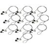 vhbw 10x Kensington Lock per Laptop Notebook - Cavo di Sicurezza con Chiavi, 1,2 m