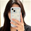 QIODAYI Compatibile con Samsung Galaxy S23, Cover con motivo a fiocco carino, protettiva antiurto