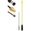 Meshnology Meshtastic - Antenna LoRa 868 MHz, guadagno 10dBi, connettore maschio Omni SMA da 17 cm, antenna morbida a frusta (giallo)