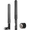 Vecys 2PCS Doppio Banda WiFi 2.4GHz 5GHz 5.8GHz Antenna SMA Maschio Antenna 3dBi 15cm/6in per Router WiFi Rete Wireless Camion Rimorchio Retrocamera Monitor di Retromarcia