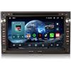 Erisin 7 Pollici 8-Core 4GB+64GB Android 14 Autoradio GPS Navigatore per VW Polo Jetta Passat Golf 4 T4 T5 Seat Skoda Fabia Bluetooth CarPlay Android Auto DAB+ WiFi DSP USB Schermo Tattile FM DVD OBD2