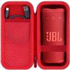 Lebakort Duro Viaggio Caso Custodia per JBL Grip Altoparlante Portatile (Rosso)