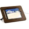 AFOOYO Supporto per tablet in bambù, portatile e regolabile in 5 angolazioni, supporto per laptop, supporto per lettura libri, compatibile con 9,7/10,2/10,5/10,9/11 pollici (vernice noce)