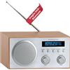 Bennett & Ross DAB-258 NT Vikedal Radio Digitale DAB+/FM - Streaming Bluetooth dallo Smartphone - Lettore USB MP3 e AUX - Doppia Sveglia con Snooze e Timer Di Spegnimento - Display LCD - Naturale