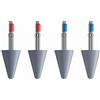 Generic 4 Pz Punte di stilo originali di ricambio per Huawei M-Pencil, sostituire le punte per HONOR Magic-Pencil (2 rosso + 2 blu)
