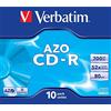 Verbatim Cdr Datalife Plus 80 52X Conf.10 Xx