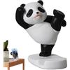 Generic Supporto per telefono a forma di panda, supporto per telefono a forma di panda in stile cartone animato per scrivania, accessorio da scrivania multifunzionale, ornamenti decorativi da scrivania per