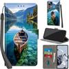 Haninsuze Cover per Xiaomi 12T Pro/Xiaomi 12T Custodia Cover Pelle Libro Portafoglio con Porta Carte Magnetica Protezione Antiurto Cuoio Flip Case Custodia Cover per Xiaomi 12T, barca