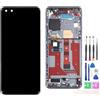 Generic Jinyan Schermo LCD per Hua-wei Ho-nor Magic 4 Pro LGE-NX9 LGE-N49B LGE-AN10 Display LCD + Vetro Esterno Touch Screen Digitizer Ricambio Completo (Con Cornice Nera)