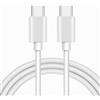 Gintai Tipo C Micro USB C Cavo 90W 5A Ricarica Rapida 1.5M per Huawei,per Apple,per Samsung,per HP,per dell,per Lenovo,per ASUS,per Google Laptop Alimentazione Cavo di Ricarica (1.5M)