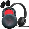 V-MOTA Voyager 4200 UC Series cuscinetti auricolari + microfono spugna antivento compatibili con cuffie Poly Voyager 4210 4220 4300 4310 4320 4310-M 4320-M 4320-M Office e UC Features Headset (1 set)