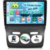 NHOPEEW 4+128G Android Autoradio per Citroen C4/DS4 2012-2018 con Wireless Carplay Android Auto - Schermo incell da 10 pollici Supporto WiFi GPS Comandi al volante + Telecamera di retromarcia Canbus
