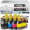 AWDAXC LC227 XL LC225 XL LC227XL LC225XL 25 Ml Cartucce di Inchiostro, Compatibile per Brother DCP-J4120dw MFC-J4420DW MFC-J4620DW MFC-J4625DW MFC-J5320DW MFC-J5620DW 1 Set