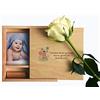 Generico box legno 17x17cm con pen drive 3.0 16gb, idea regalo, battesimo, chiavetta, cerimonia,usb, stampe, foto