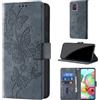 CaseGla Cover per Samsung Galaxy A71 [Blocco RFID] Custodia Portafoglio Premium Pelle PU Wallet Case Flip Libro con Porta Carte Slot Supporto, Viola grigio