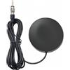 Annlpoy Antenna autoradio FM Antenna parabrezza radio FM universale per auto con spina DIN e 3 metro cavo di prolunga, resistente e discreta, per veicoli, auto, camion, SUV radio stereo