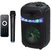 Generico Cassa Amplificata Sp-01 80W Karaoke Bluetooth Microfono Wireless