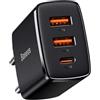 Baseus Power Adapter Baseus Compact Fast Charge USB-C 30W Black