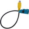 iplusmile Adattatore Retrocamera Rca in PVC Nero per Veicolo e Schermo | Video in Alta Definizione, Collegamento Inverso, Compatibile Sistemi di Retromarcia, Accessorio per Auto