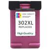 Generico 302 XL 302XL Cartucce d'inchiostro Sostituzione per HP 302 nero e colore per HP Envy 4520 4522 4525 Officejet 3830 3834 4650 4652 DeskJet 1110 2130 3630 3632 3634 3636 (COLORE)