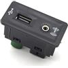 URPIZY Interruttore USB AUX 5Q0035726E Media Interface Adattatore per Golf 7 MK7 per Passat B8 per CarPlay connettore di ricambio