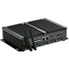 KINGDEL Potente mini computer, industriale PC senza ventilatore, Core i5 CPU, 8GB RAM, 256GB SSD, 2 x NIC, 4 x USB 3.0, 4 x com RS232, HD, Box Metallico, nero