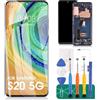 SRJTEK Incell - Schermo di ricambio per Samsung Galaxy S20 5g LCD Digitizer 5g Kit di riparazione per Samsung SM-G981 Touch Screen Display di ricambio con telaio (grigio cosmico)