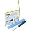 vhbw batteria compatibile con Apple iPod Touch A1367, 4a generazione, 4th Generation, 4G MP3 music player lettore musicale (930mAh, 3,7V, Li-Poly)