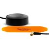 Need4Street Antenna DAB+ per il montaggio a posteriori dell'autoradio, connettore SMB, lunghezza cavo 250 cm, antenna per auto con amplificatore per una migliore ricezione
