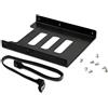 Valuegist 2.5 a 3.5 Kit di montaggio SSD / HDD interno, adattatore per staffa metallica con cavo SATA 3.0