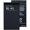 Audiosystem BATTERIA 1000Mah PER NOKIA BL-4U ASHA 300 301 302 308 309 311 C5-03 PILA