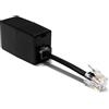 AmzDeals - Adattatore da RJ11 a RJ9, femmina RJ11 (6P4C) da jack a maschio RJ9 (4P4C)