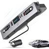 Mowlicas Hub USB per Tesla Model Y (Juniper) 2026/2025, caricatore rapido doppio tipo C max 132 W, cavo retrattile a 2 porte e docking station a 3 porte per iPhone 16/15 e altri