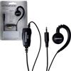 Kenwood KHS-34 - Gancio per auricolari con anello a C con PTT e microfono a clip (singolo pin) per PTK-23K ProTalk Lite