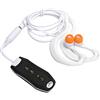 Lazmin112 Lettore MP3 Impermeabile, MP3 Portatile da 4 GB per Sport Subacquei con Auricolare e Clip, Supporto Trasmissione FM (87 MHz ~ 108 MHz), per Lo Sport