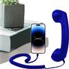 Generico Cornetta Retro Per Telefoni Cellulari - Retro Type-C Classico per la Casa con Microfono | Adattatore Da Cellulare A Telefono Fisso,per Casa, Cucina, Soggiorno, Comodino, Bagno, Uffici, Scrivania, Sc