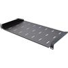 STALFLEX Ripiano Rack 19 Pollici 1U - Ripiano Armadio per Server - Capacità di 25 kg - Fissaggio Posteriore - Profondità Variabile - Scaffale per Armadio Mensola Rack 19 Pollici