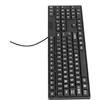 Denash Tastiera USB Cablata, 104 Tasti Plug And Play Tastiera con Stampa Grande USB per Computer per Anziani, Bambini, Ipovedenti